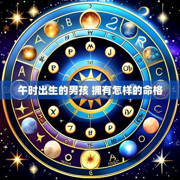 午时出生的男孩 拥有怎样的命格