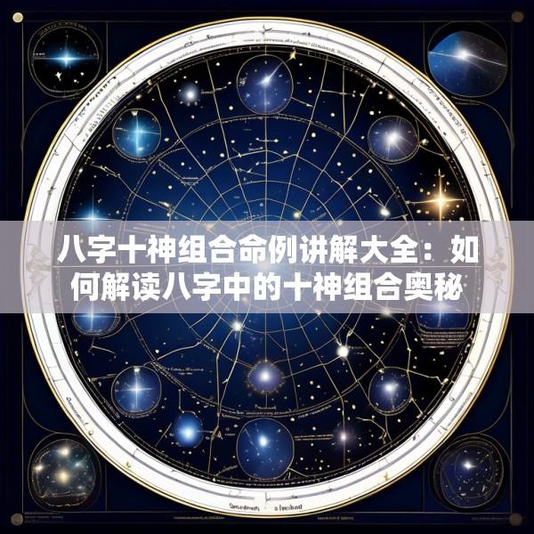 八字十神组合命例讲解大全：如何解读八字中的十神组合奥秘