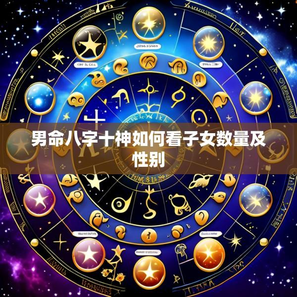 男命八字十神如何看子女数量及性别