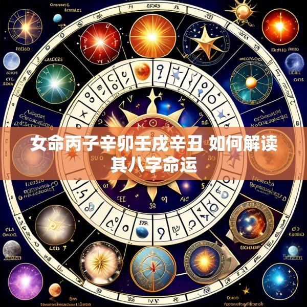 女命丙子辛卯壬戌辛丑 如何解读其八字命运