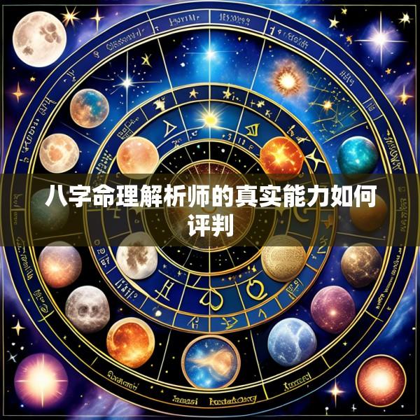 八字命理解析师的真实能力如何评判
