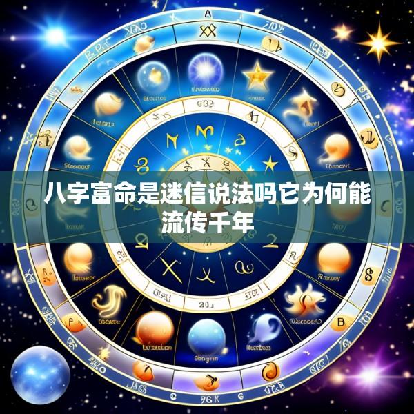 八字富命是迷信说法吗它为何能流传千年