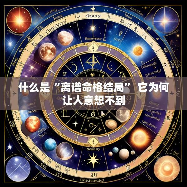 什么是“离谱命格结局” 它为何让人意想不到