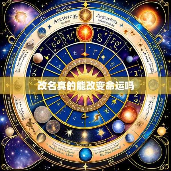改名真的能改变命运吗