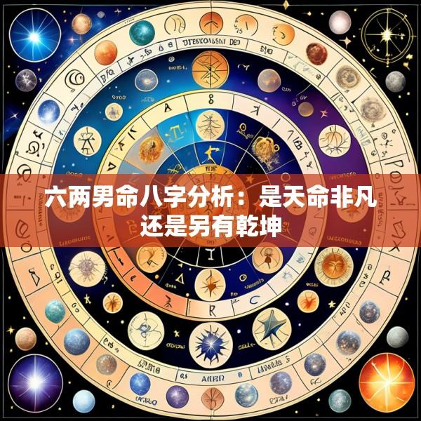 六两男命八字分析：是天命非凡还是另有乾坤