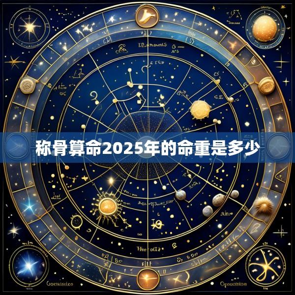 称骨算命2025年的命重是多少
