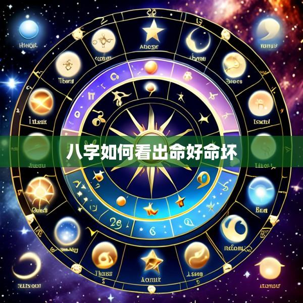 八字如何看出命好命坏