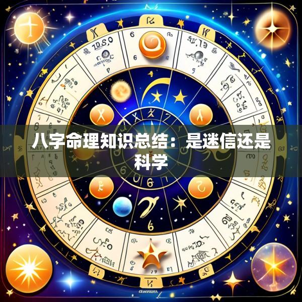 八字命理知识总结：是迷信还是科学