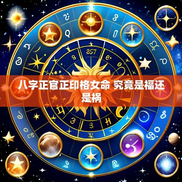 八字正官正印格女命 究竟是福还是祸