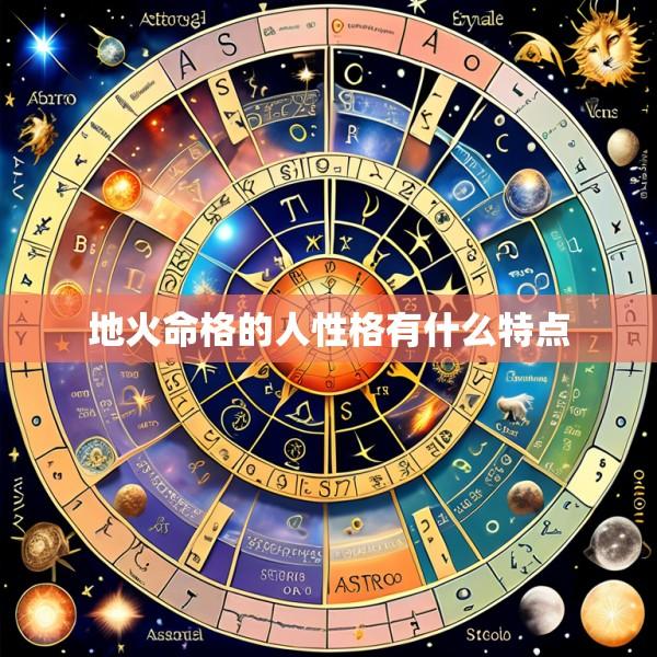 地火命格的人性格有什么特点