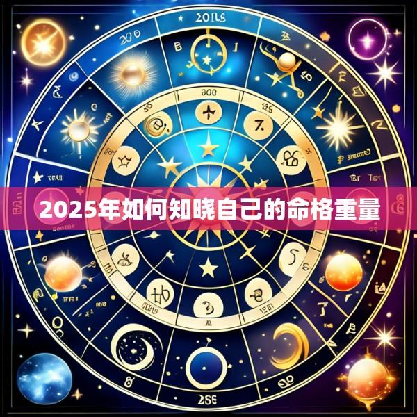2025年如何知晓自己的命格重量