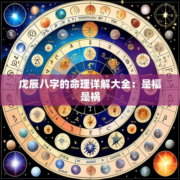 戊辰八字的命理详解大全：是福是祸