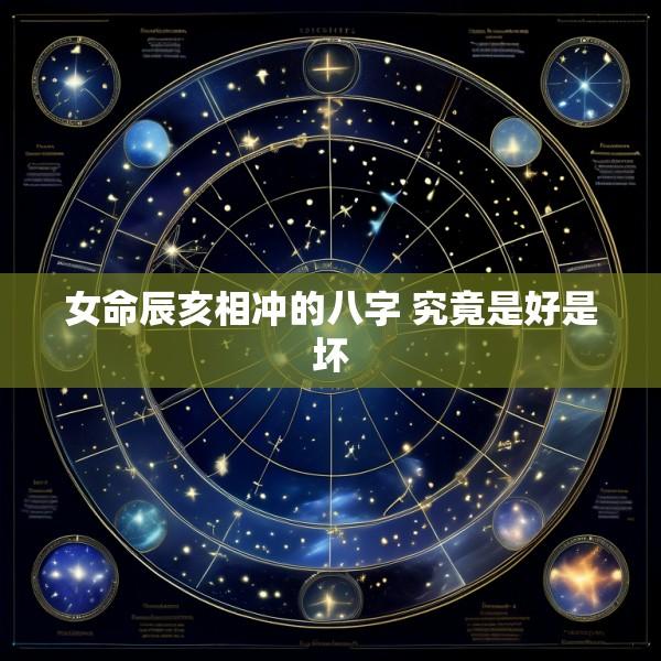 女命辰亥相冲的八字 究竟是好是坏
