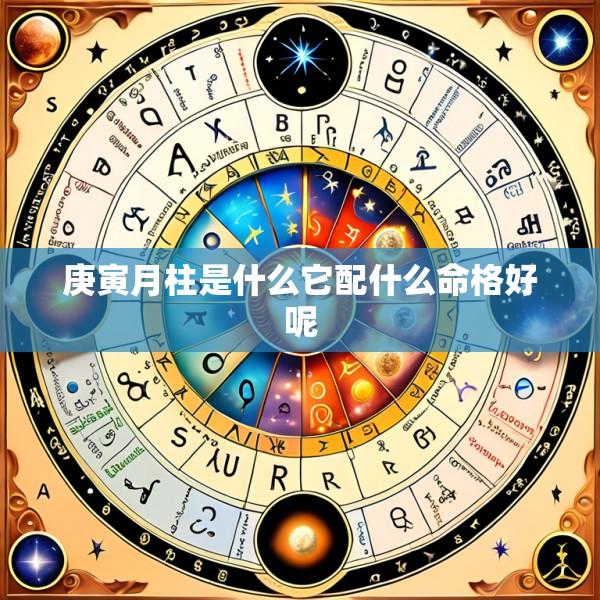 庚寅月柱是什么它配什么命格好呢