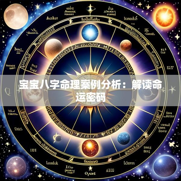 宝宝八字命理案例分析：解读命运密码