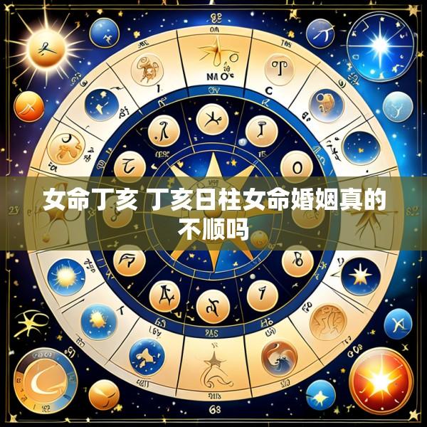 女命丁亥 丁亥日柱女命婚姻真的不顺吗