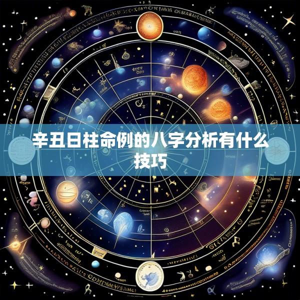 辛丑日柱命例的八字分析有什么技巧