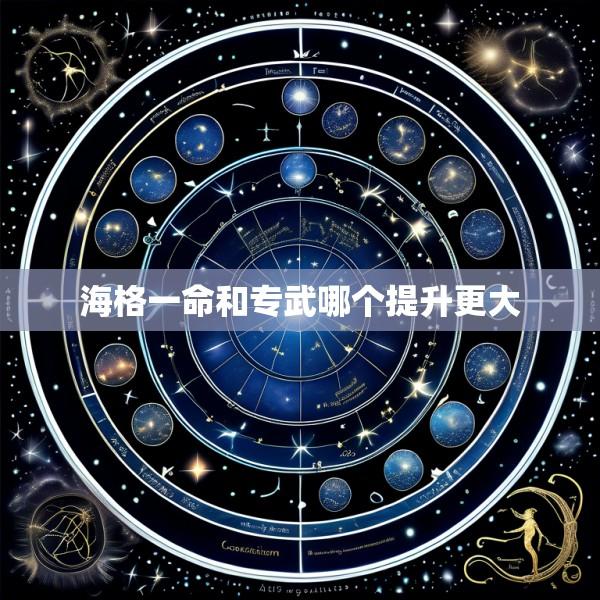 海格一命和专武哪个提升更大