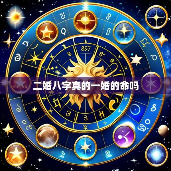 二婚八字真的一婚的命吗