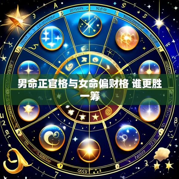 男命正官格与女命偏财格 谁更胜一筹