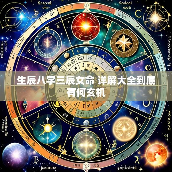 生辰八字三辰女命 详解大全到底有何玄机