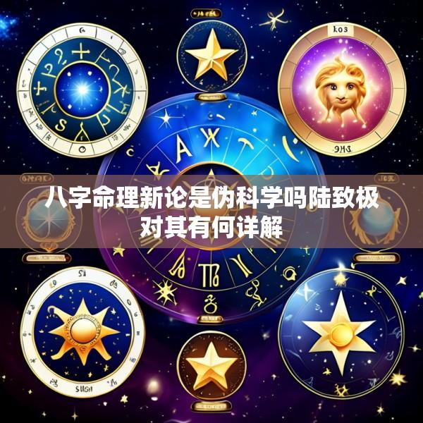 八字命理新论是伪科学吗陆致极对其有何详解