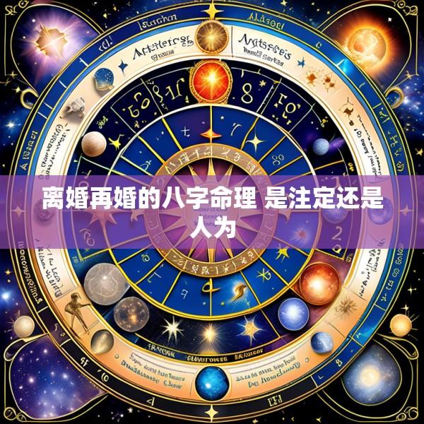 离婚再婚的八字命理 是注定还是人为