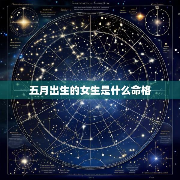 五月出生的女生是什么命格