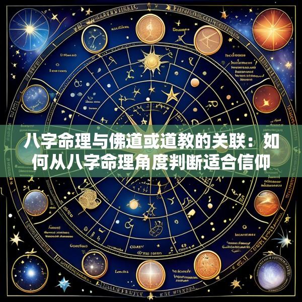 八字命理与佛道或道教的关联：如何从八字命理角度判断适合信仰佛道还是道教