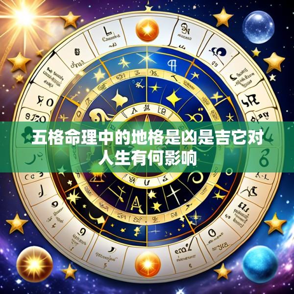 五格命理中的地格是凶是吉它对人生有何影响