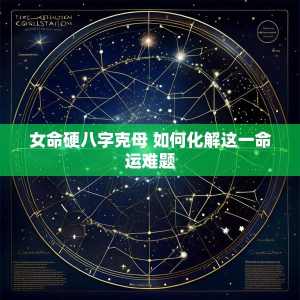 女命硬八字克母 如何化解这一命运难题