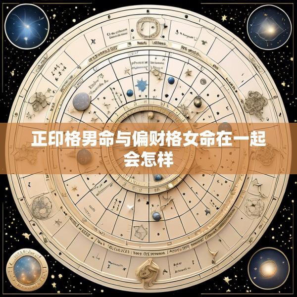 正印格男命与偏财格女命在一起会怎样