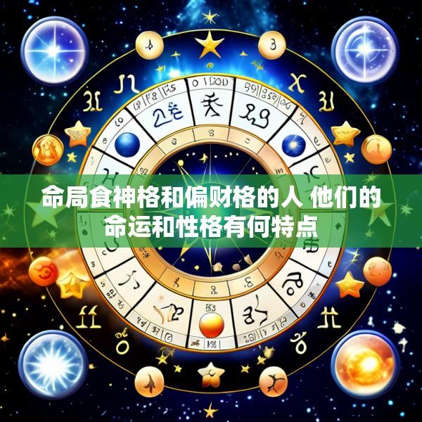 命局食神格和偏财格的人 他们的命运和性格有何特点