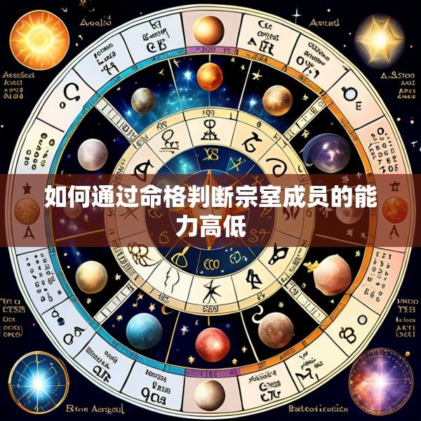 如何通过命格判断宗室成员的能力高低