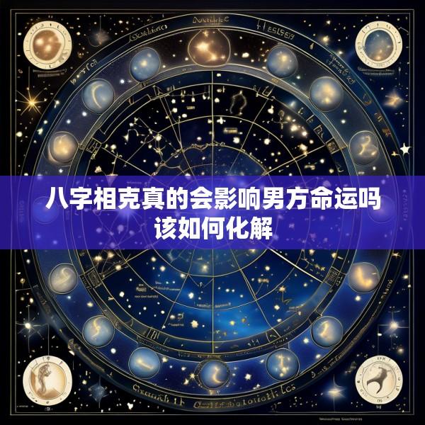 八字相克真的会影响男方命运吗该如何化解