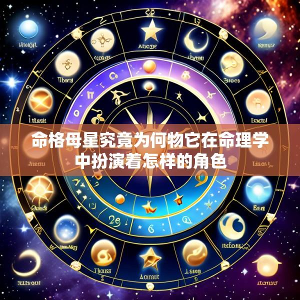 命格母星究竟为何物它在命理学中扮演着怎样的角色