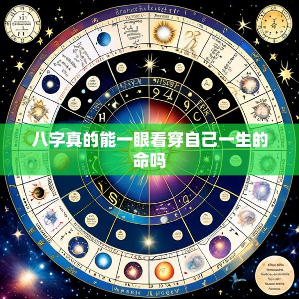 八字真的能一眼看穿自己一生的命吗