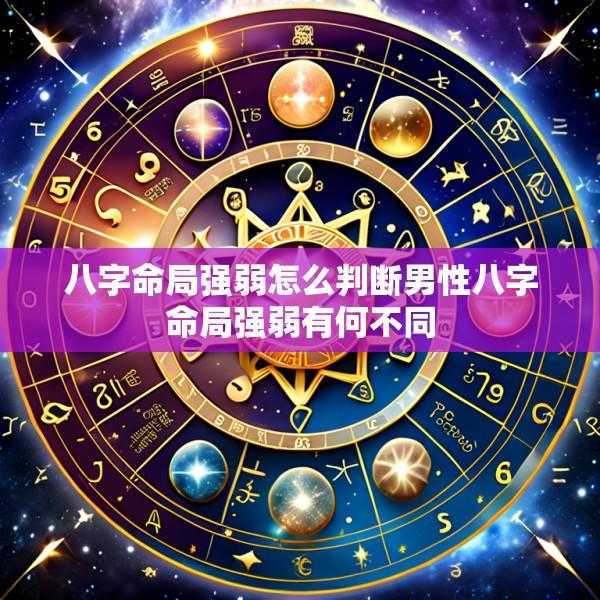 八字命局强弱怎么判断男性八字命局强弱有何不同