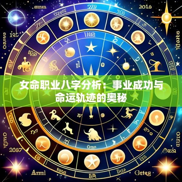 女命职业八字分析：事业成功与命运轨迹的奥秘