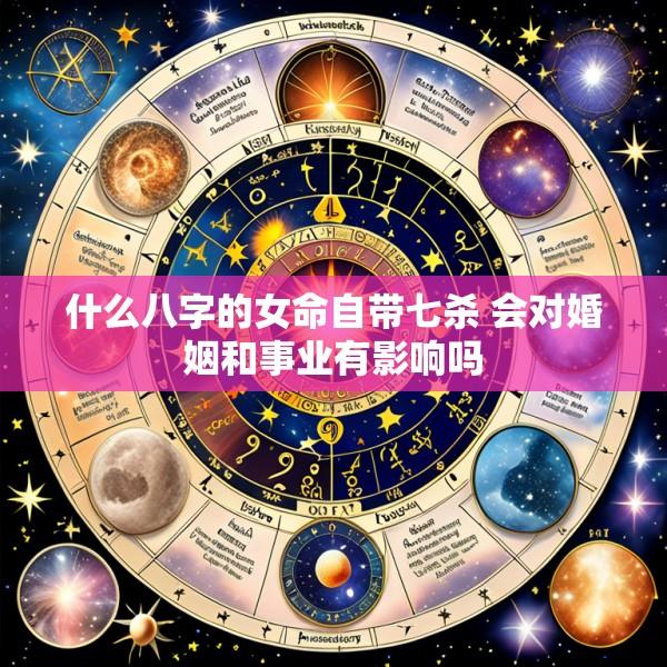 什么八字的女命自带七杀 会对婚姻和事业有影响吗
