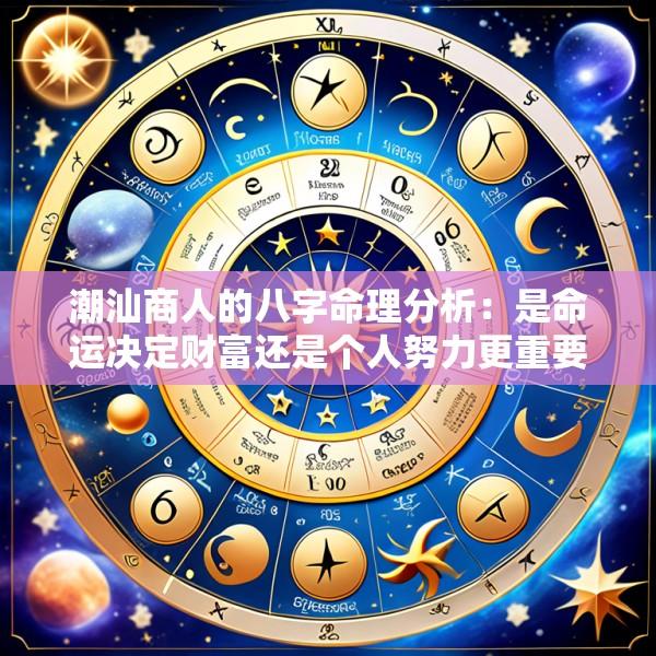 潮汕商人的八字命理分析：是命运决定财富还是个人努力更重要