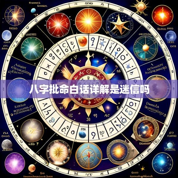 八字批命白话详解是迷信吗