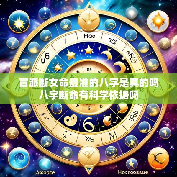 盲派断女命最准的八字是真的吗八字断命有科学依据吗