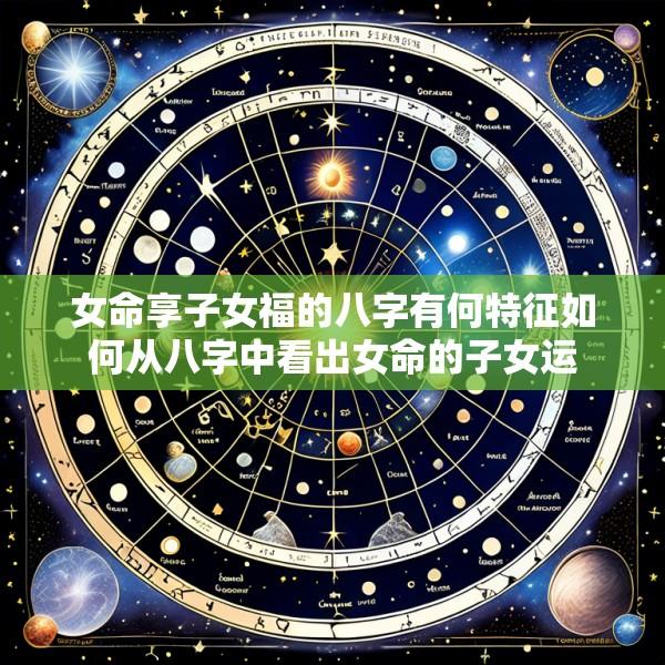 女命享子女福的八字有何特征如何从八字中看出女命的子女运
