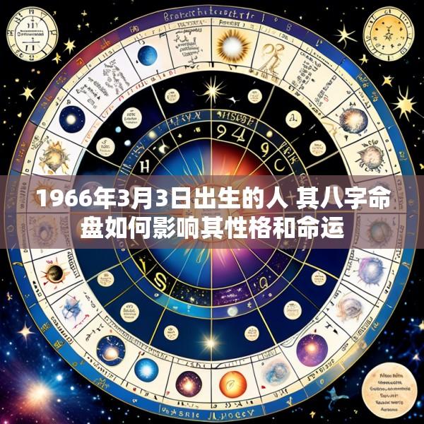 1966年3月3日出生的人 其八字命盘如何影响其性格和命运