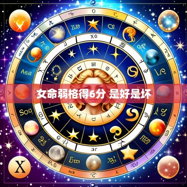 女命弱格得6分 是好是坏