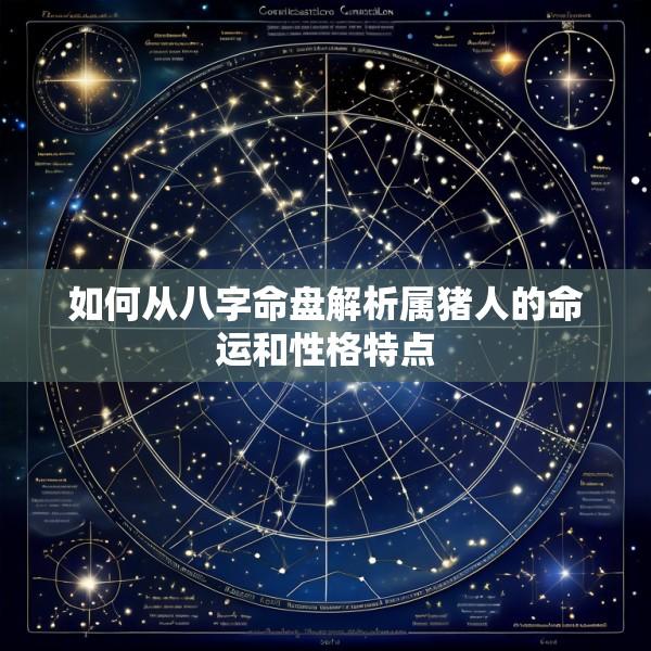 如何从八字命盘解析属猪人的命运和性格特点