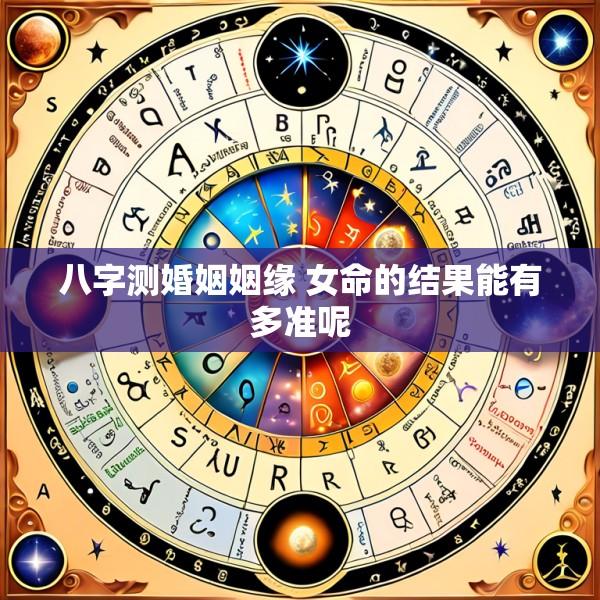 八字测婚姻姻缘 女命的结果能有多准呢