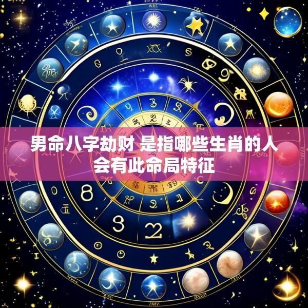 男命八字劫财 是指哪些生肖的人会有此命局特征