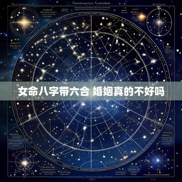 女命八字带六合 婚姻真的不好吗